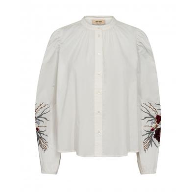 Mos Mosh - Wit | Dames | Blouse | Wit | M | regular | Kamst mode