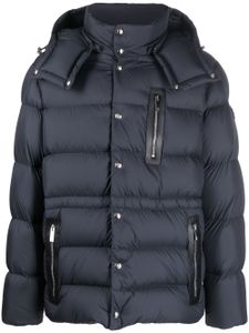 Moncler veste matelassée à capuche - Bleu