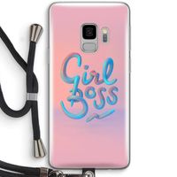 Girl boss: Samsung Galaxy S9 Transparant Hoesje met koord