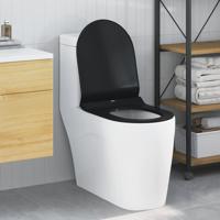 Toiletzitting Zwart 48.5 x 36 x 5 cm Polypropyleen