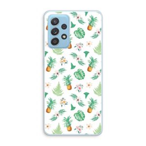 Ananas bladeren: Samsung Galaxy A73 Transparant Hoesje