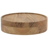 Light&living Deco box Ø25x6,5 cm DIDIUS acacia hout naturel