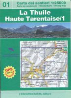 Wandelkaart 01 La Thuile - Haute Tarentaise | L'Escursionista editore - thumbnail