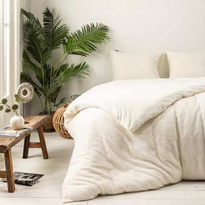 Teddy Dekbedovertrek + Hoeslaken - Off White - Dekbed-Discounter.nl Teddy Dekbedovertrek + Hoeslaken - Off White - Dekbed-Discounter.nl