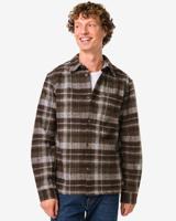 HEMA Herenovershirt Sean ruiten bruin (bruin)