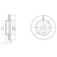 Delphi Diesel Remschijf BG2629 - thumbnail