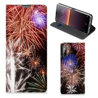 Sony Xperia L4 Hippe | Standcase | Vuurwerk