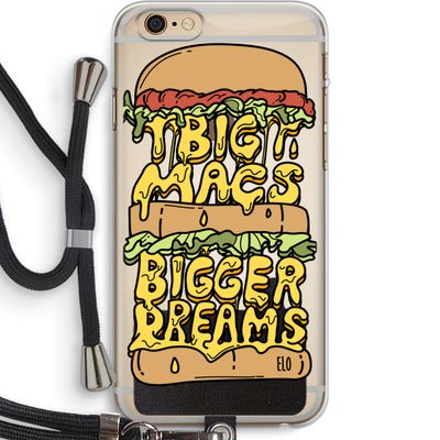 Big Macs Bigger Dreams: iPhone 6 PLUS / 6S PLUS Transparant Hoesje met koord