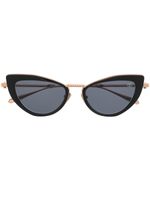 VALENTINO GARAVANI EYEWEAR lunettes de soleil Rockstud à monture papillon - Rose