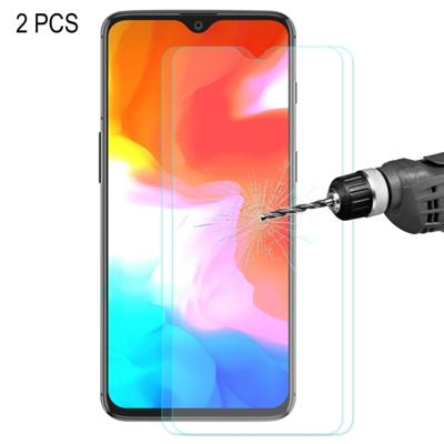 2 PC's ENKAY Hat-Prins 0 26 mm 9H 2.5D gebogen rand getemperd glas Film voor OnePlus 6T