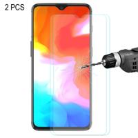 2 PC's ENKAY Hat-Prins 0 26 mm 9H 2.5D gebogen rand getemperd glas Film voor OnePlus 6T