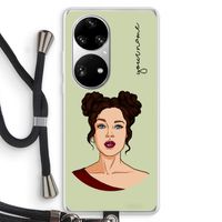 Pop-Art Creator: Huawei P50 Pro Transparant Hoesje met koord