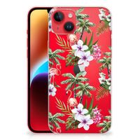 iPhone 14 Plus TPU Hoesje Flamingo Palms - thumbnail