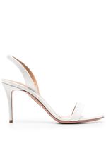 Aquazzura sandales So Nude 85 mm - Blanc