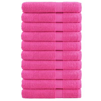 VidaXL Saunadoeken solund 10 st 600 g/m² 80x200 cm roze