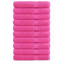 VidaXL Saunadoeken solund 10 st 600 g/m² 80x200 cm roze - thumbnail