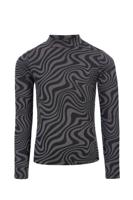 LOOXS 10sixteen Meisjes coltrui - Zwart swirl LOOXS 10sixteen Meisjes coltrui - Zwart swirl