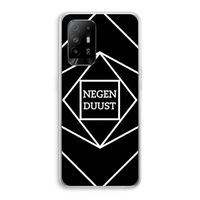 Negenduust geometrisch: Oppo A94 5G Transparant Hoesje