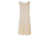 esmara Dames jurk van linnenmix (Beige, L (44/46))