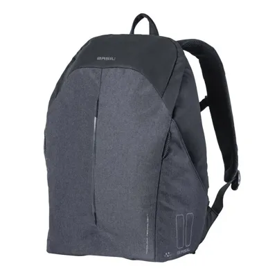 Fietsrugzak Basil B-Safe Backpack Nordlicht 18 liter - zwart