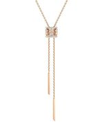 De Beers Jewellers collier Dewdrop en or rose 18ct serti de diamants