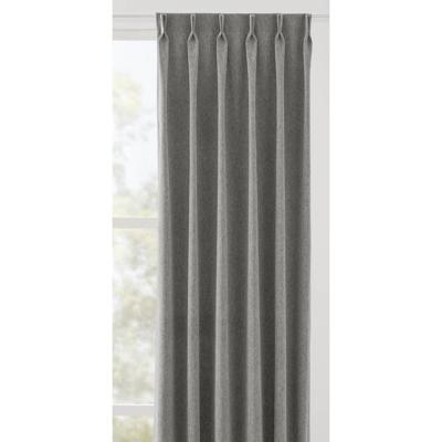 Leen Bakker - Gordijnstof Loet Semi-verduisterend - Licht - Polyester - Grijs - B150 Cm