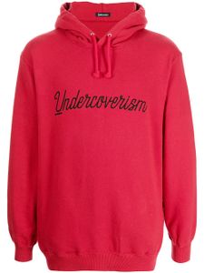 Undercoverism hoodie à logo imprimé - Rouge