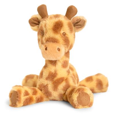 Keel Toys Knuffel Giraffe - zachte pluche stof - knuffeldieren - 14 cm
