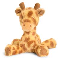 Keel Toys Knuffel Giraffe - zachte pluche stof - knuffeldieren - 14 cm