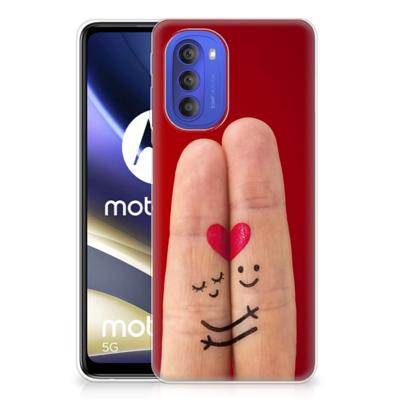 Motorola Moto G51 5G | Sillicone Back Cover | Liefde - Origineel Romantisch Cadeau