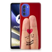 Motorola Moto G51 5G | Sillicone Back Cover | Liefde - Origineel Romantisch Cadeau