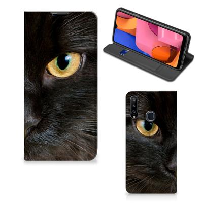 Samsung Galaxy A20s | Hoesje maken | Zwarte Kat