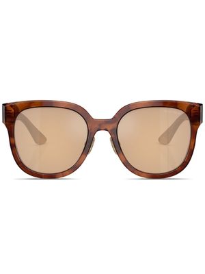 Miu Miu Eyewear lunettes de soleil à monture oversize - Noir