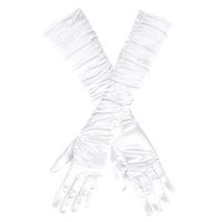 Handschoenen wit Geplooid Hollywood