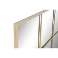 Wandspiegel Home ESPRIT Beige Venster Scandi 122 x 2 x 122 cm