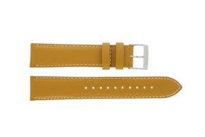 Horlogeband Seiko 7T94-0AV0 / SNN169P1 Leder Bruin 20mm