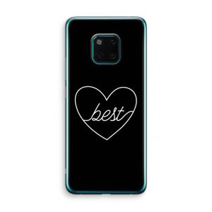 Best heart black: Huawei Mate 20 Pro Transparant Hoesje