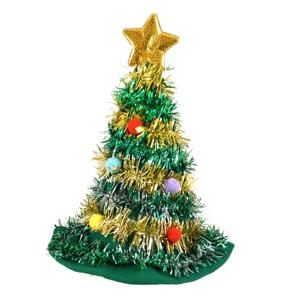 Kerstboom hoed/muts - 43 cm - groen - voor volwassenen - kersthoed