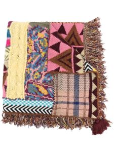 ETRO écharpe à imprimé patchwork - Marron