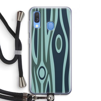 Bast B: Samsung Galaxy A40 Transparant Hoesje met koord