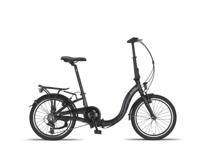 Altec Fietsen Comfort 20" fiets 99,1 cm (39") Aluminium Zwart