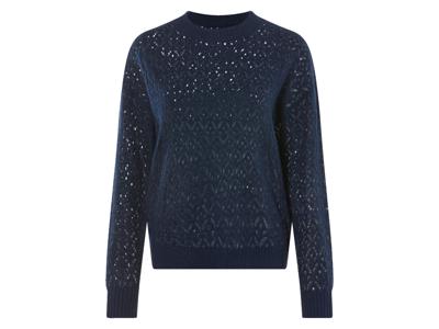esmara Gebreide dames trui (Blauw, L (44/46))