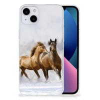 iPhone 15 Plus | TPU Hoesje | Paarden