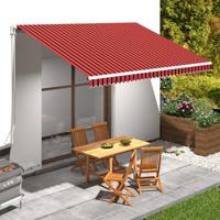 VidaXL Luifeldoek 450x300 cm canvas oranje en bruin
