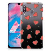 Samsung Galaxy M30 TPU bumper Hearts