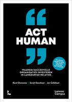 Act Human - Karel Demeester, Sarah Steenhaut, Jan Callebaut - ebook