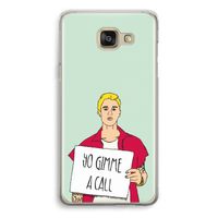 Gimme a call: Samsung Galaxy A5 (2016) Transparant Hoesje