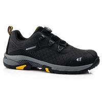 Buckbootz werkschoen tradez wheelz laag s1ps boa | zwart | maat 41 - 5055138027035