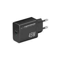 Esperanza EZC108K netvoeding oplader 45W Zwart