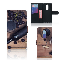 OnePlus 6 Book Cover Wijn - thumbnail